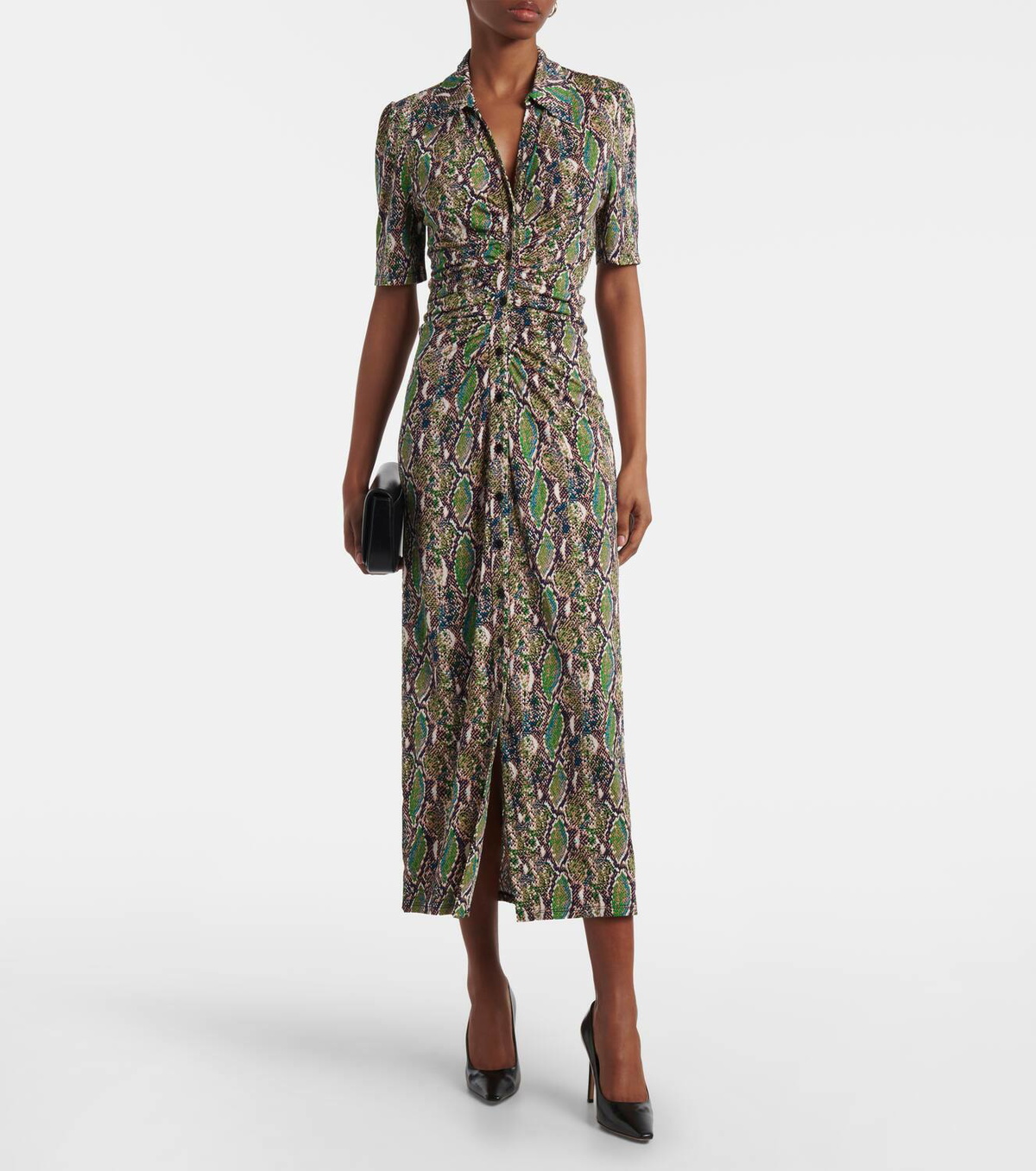 Diane von Furstenberg Zoey printed jersey midi dress