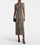 Diane von Furstenberg Zoey printed jersey midi dress