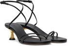 Studio Amelia Black Helix 50 Heeled Sandals