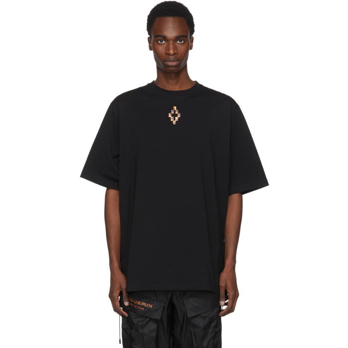 Photo: Marcelo Burlon County of Milan Black Fire Cross T-Shirt 