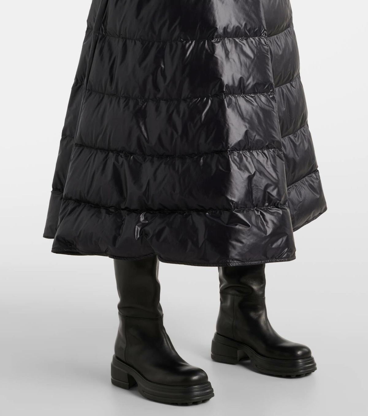Moncler Quilted down midi skirt Moncler