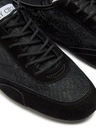 Jimmy Choo Sunny Panelled Lace Sneakers Black