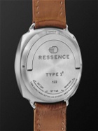 Ressence - Type 1.3 Squared V2 Automatic 42mm Titanium and Leather Watch, Ref. No. Type 1.3 Squared V2 WWhite