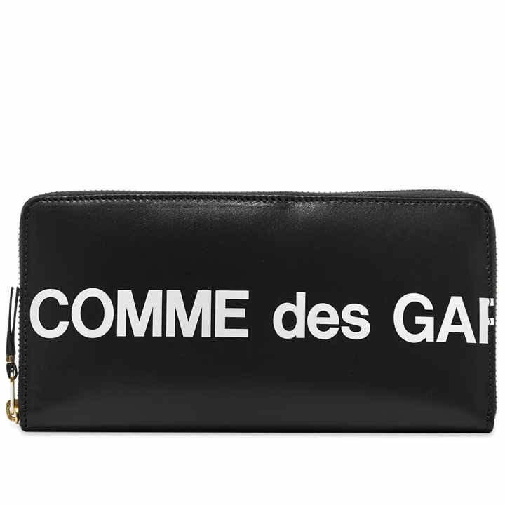 Photo: Comme des Garçons SA0110HL Huge Logo Wallet in Black