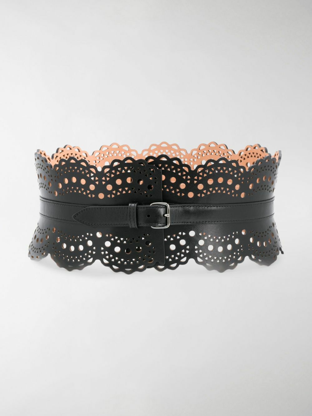ALAÏA - Leather Bustier Belt ALAÏA