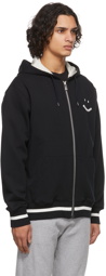 PS by Paul Smith Black Jersey Happy Hoodie