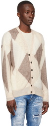 Dsquared2 Beige Mohair Cardigan