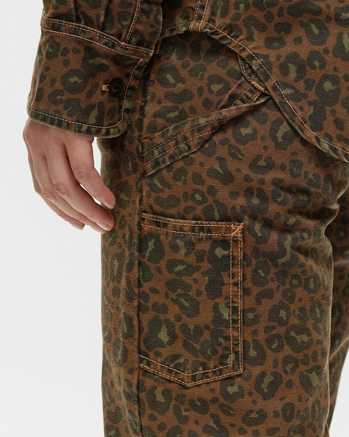 Carhartt Wip Leo Pierce Pant Straight Green Casual Pants