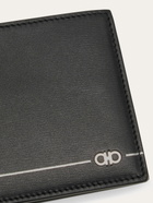 Ferragamo Mens Gancini wallet in Black