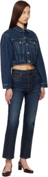 AGOLDE Navy Radley Denim Jacket