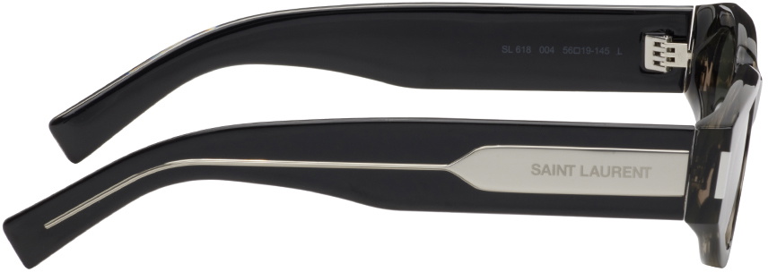 NEW SAINT LAURENT SL618 004 UNISEX HAVANA GREY SUNGLASSES SAINT LAURENT | New Wave Women Sunglasses | Havana Grey – 29  main image 3