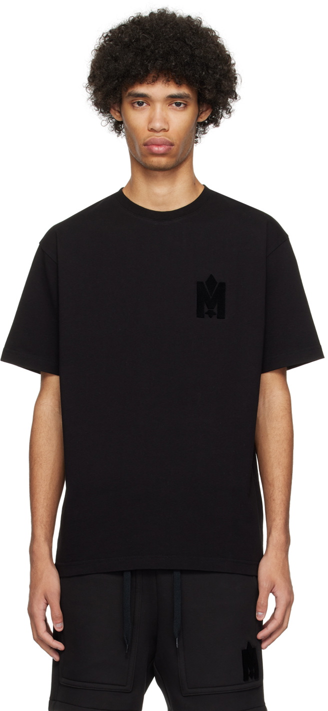 MACKAGE Black Flocked T-Shirt Mackage