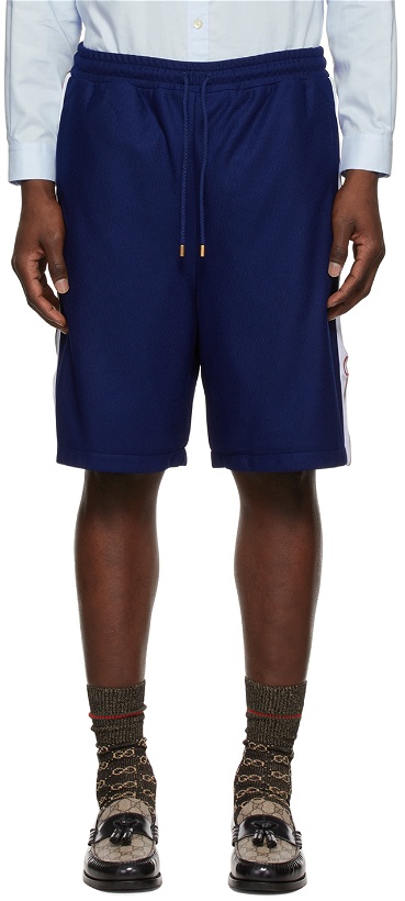 Photo: Gucci Blue Polyester Shorts