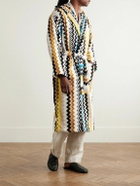 Missoni Home - Curt Striped Cotton-Terry Jacquard Hooded Robe - Multi