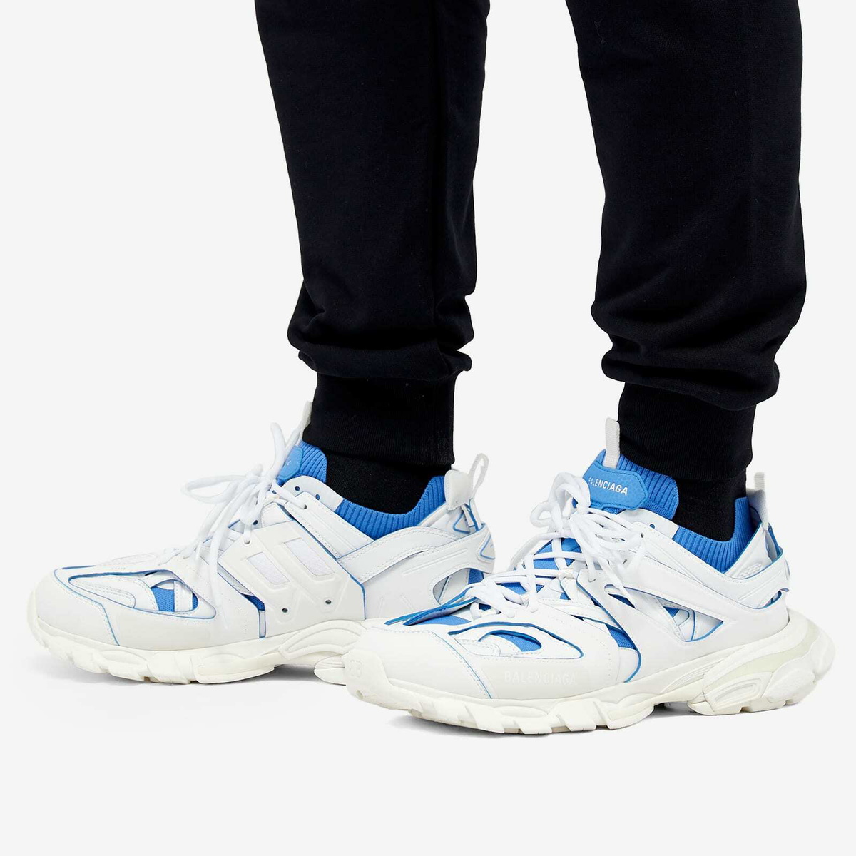 【BALENCIAGA】トラックソックス スニーカー White/Blue BALENCIAGA】トラックソックス スニーカー White/Blue スニーカー