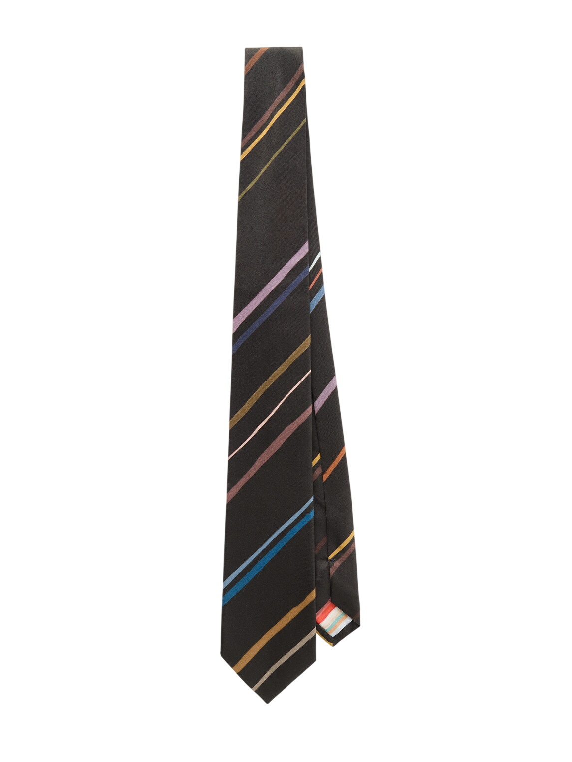 Paul Smith - Logo-Engraved Silver-Tone and Enamel Tie Clip - Men