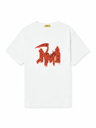 DIME - Printed Cotton-Jersey T-Shirt - White