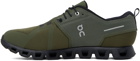 On Khaki Cloud 5 Waterproof Sneakers