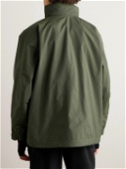 Goldwin - Logo-Print PERTEX® SHIELD Hooded Jacket - Green