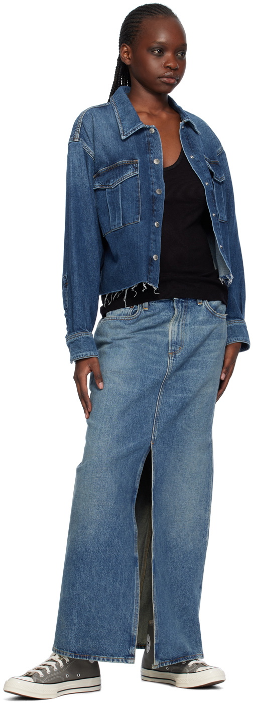 AGOLDE Blue Nyx Denim Shirt AGOLDE