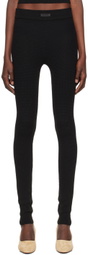 Fear of God ESSENTIALS Black Waffle Leggings