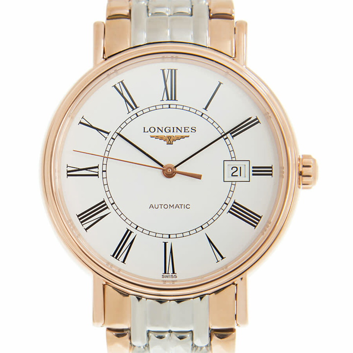 Photo: Longines Presence Automatic White Dial Unisex Watch L4.922.1.11.7