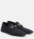 Gucci Horsebit GG Canvas loafers