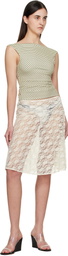 Miaou Off-White & Black Lani Top