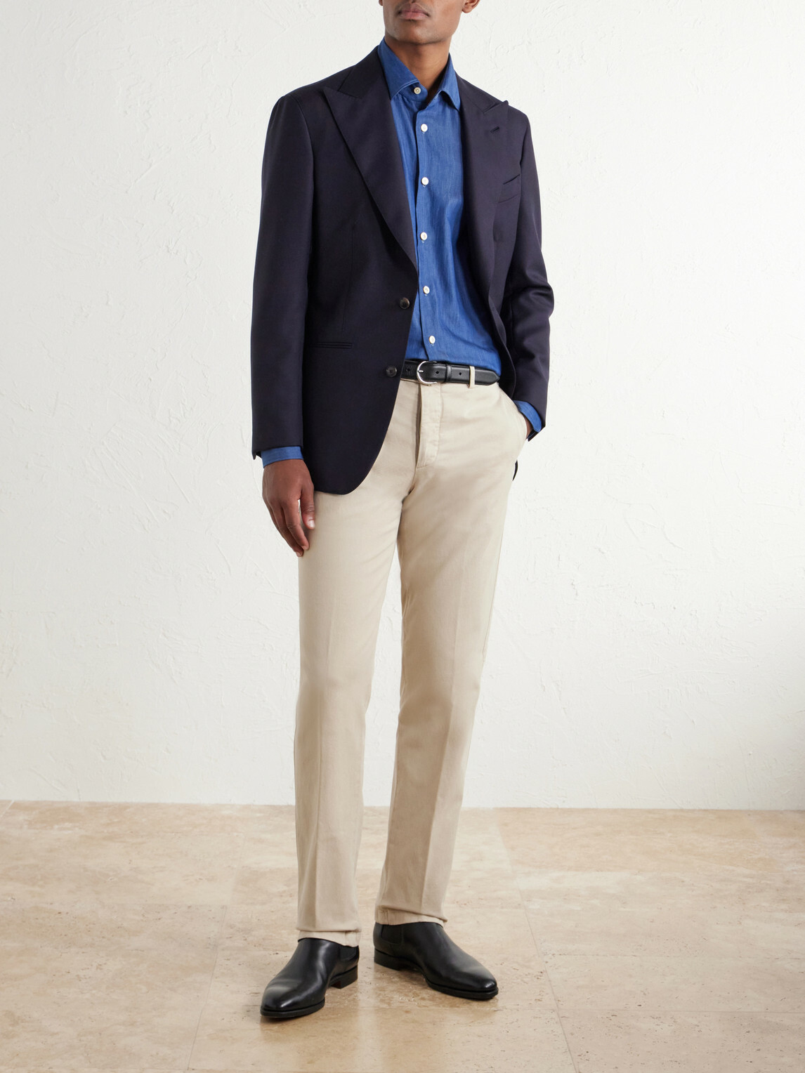 Kiton - Denim Shirt - Blue
