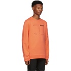 Raf Simons Orange Drugs Regular Fit Sweatshirt