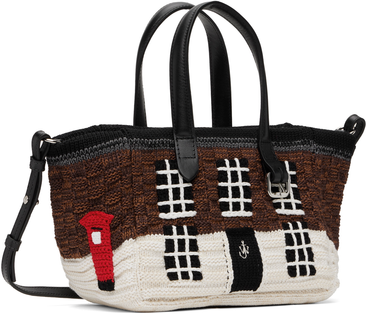 JW Anderson Brown Mini Belt 'House' Bag