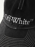 Off-White - Logo-Embroidered Cotton-Gabardine Baseball Cap