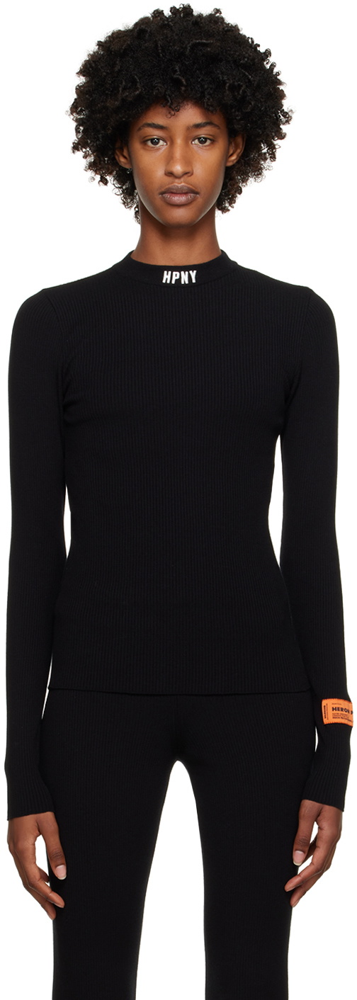 Heron Preston Black 'HPNY' Sweater