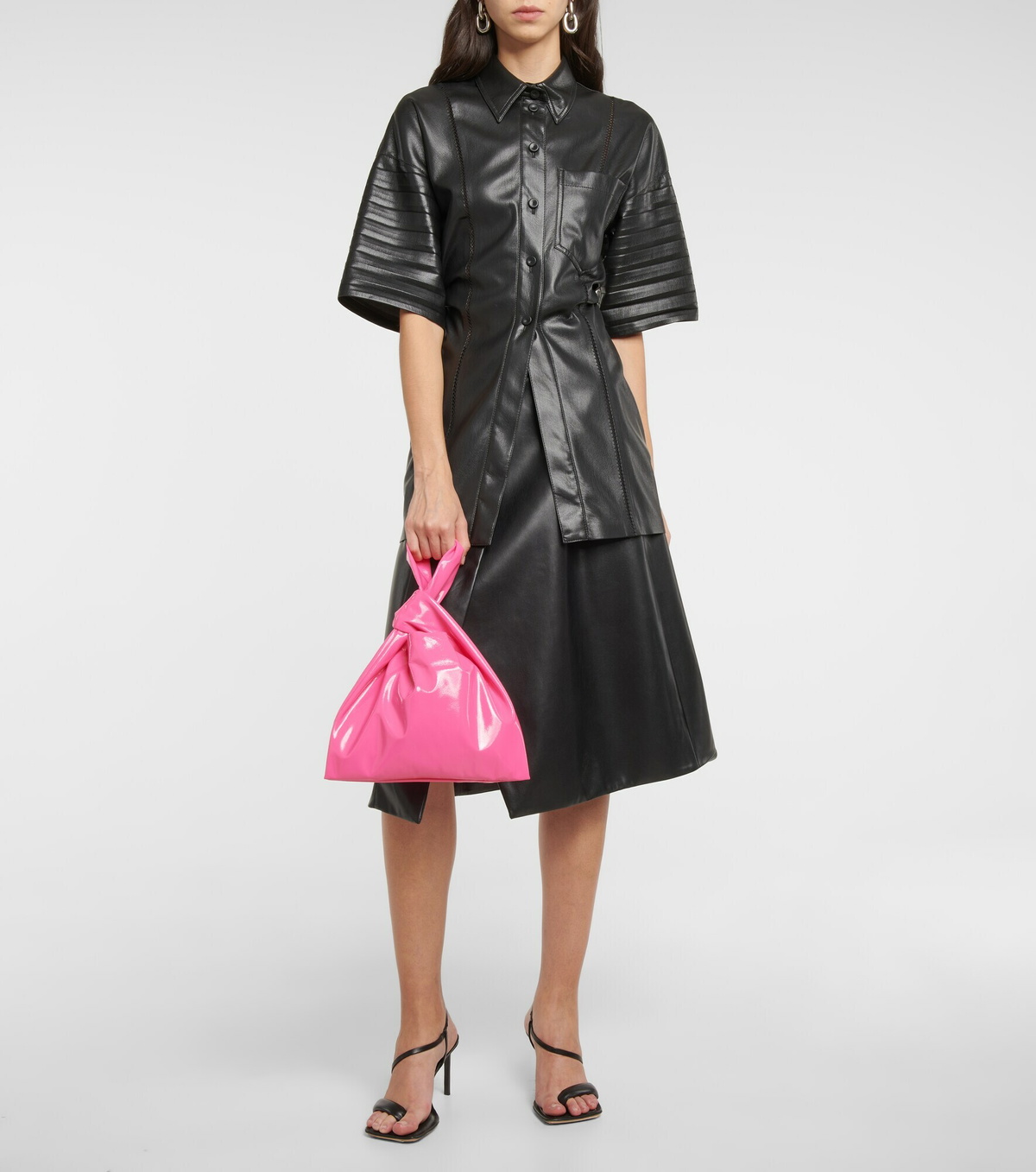 Nanushka - Jen faux leather clutch