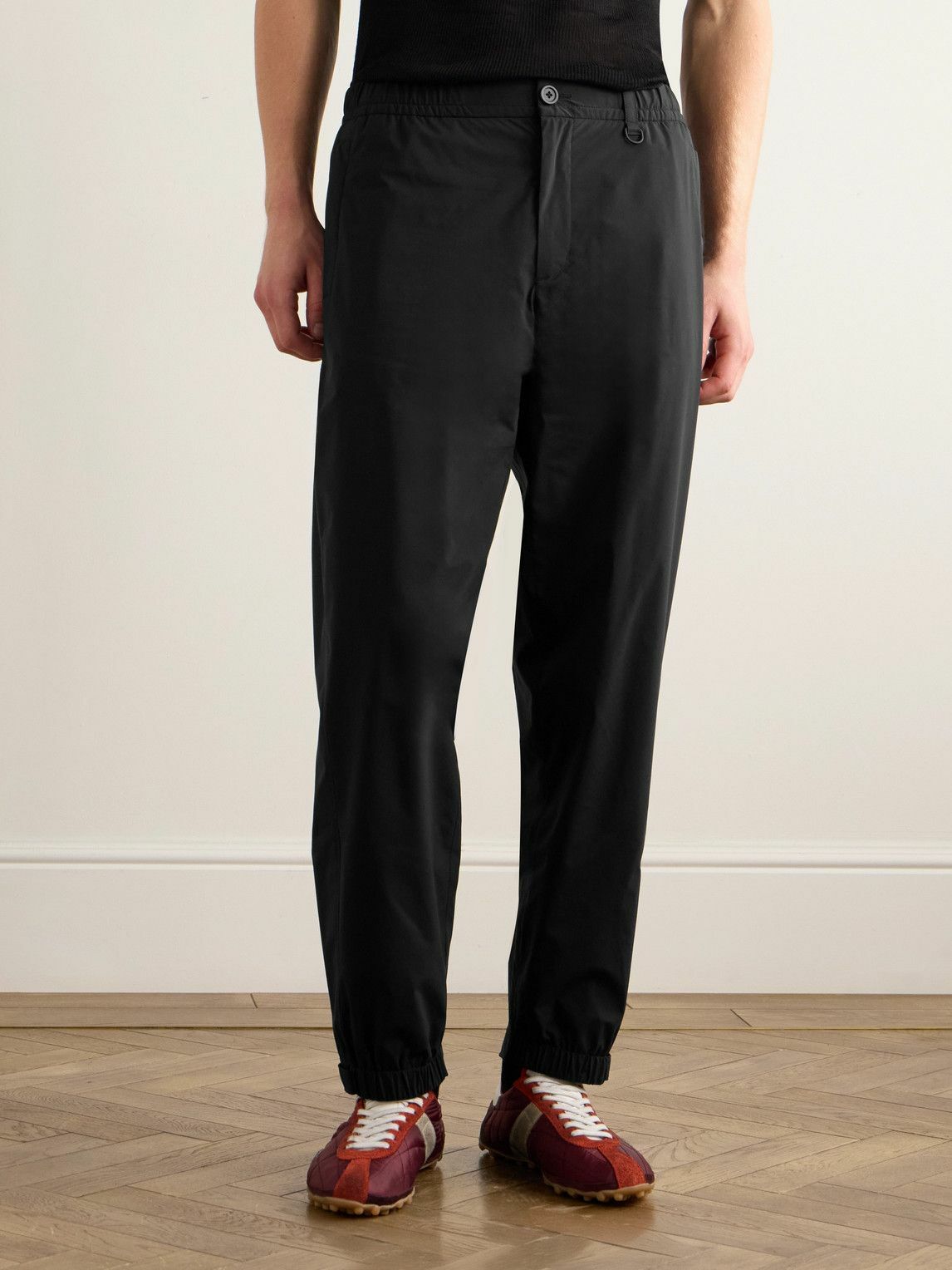 Laminar - Tapered Shell Trousers - Black