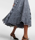 Giambattista Valli Macramé midi dress