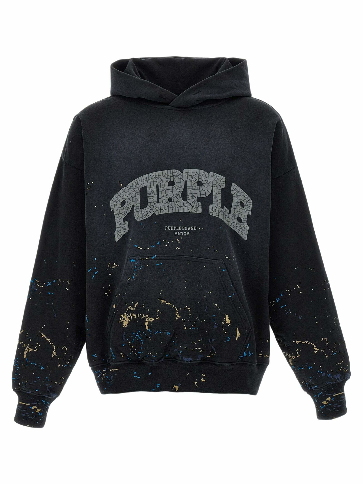 Purple Brand Embroidery Hoodie