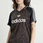 Adidas Women's Satin Jersey in Earth Strata/Aurora Coffee