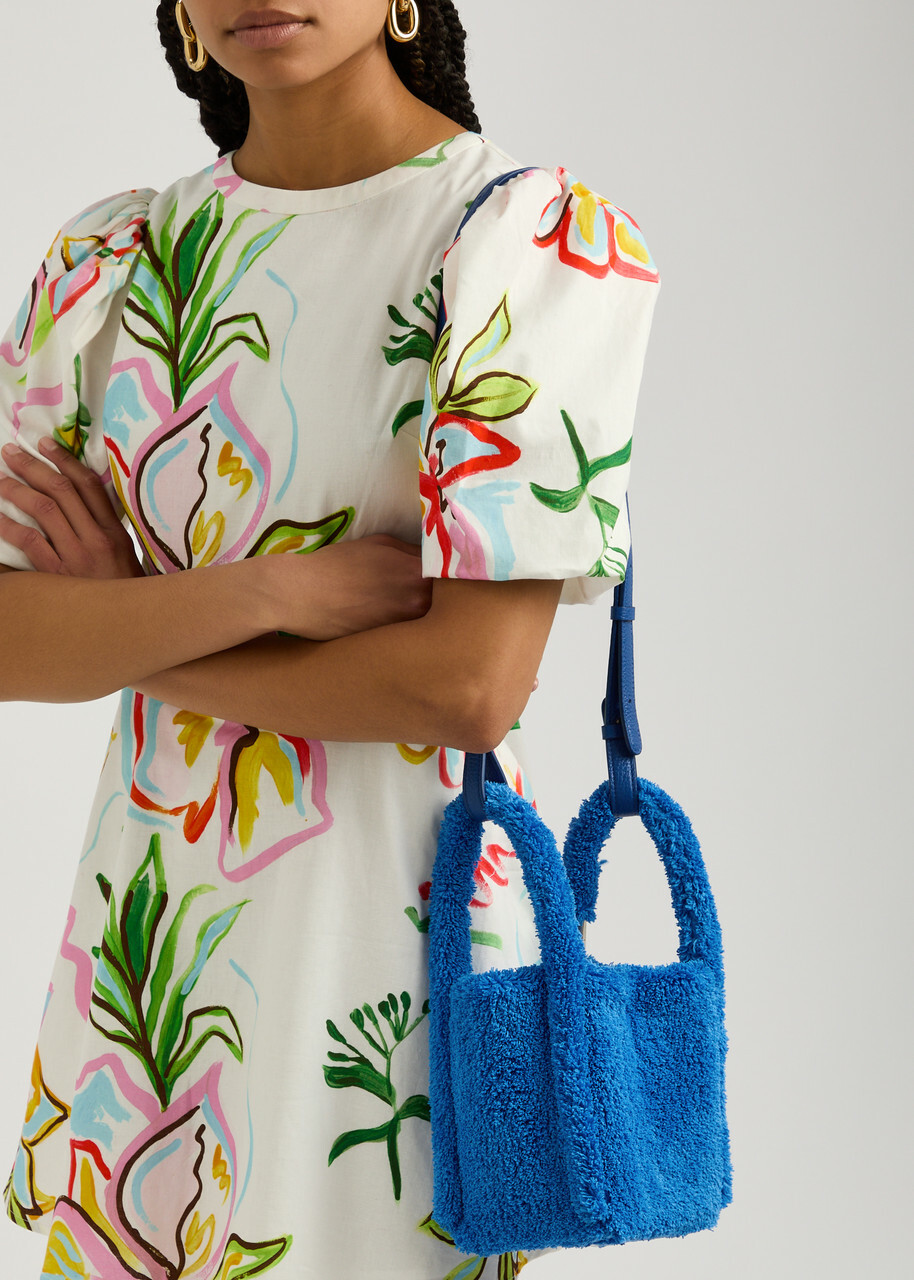 Boyy Lotus 14 Terry top Handle bag - Blue - One Size