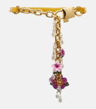 Dolce&Gabbana Embellished leather and chain belt