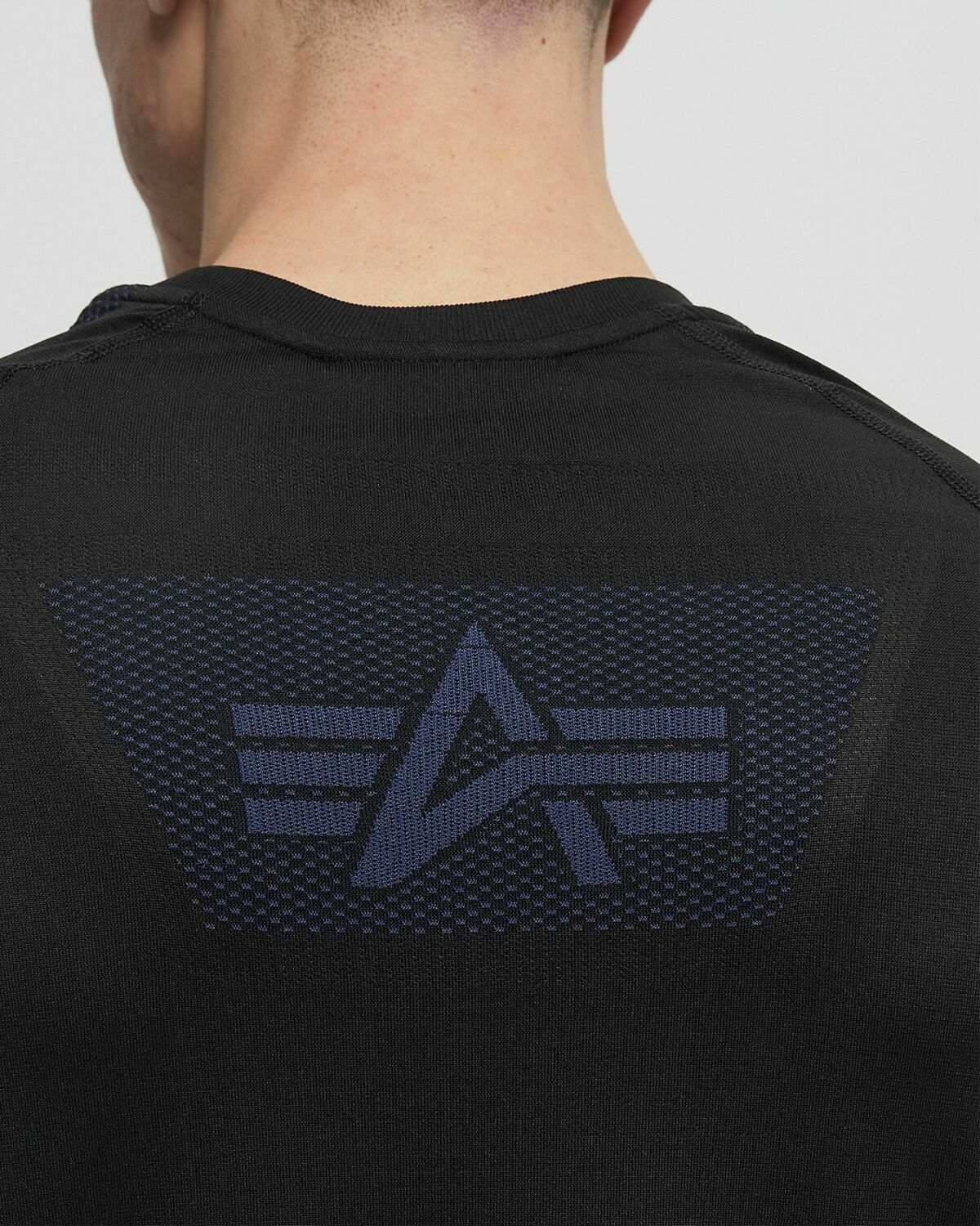 Alpha Industries Seamless Tee Black Mens Shortsleefe