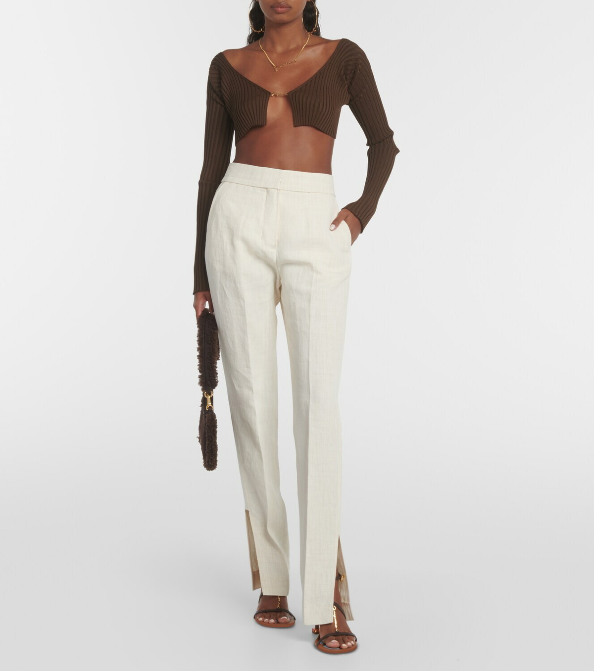Jacquemus La Maille Pralu cropped cardigan Jacquemus