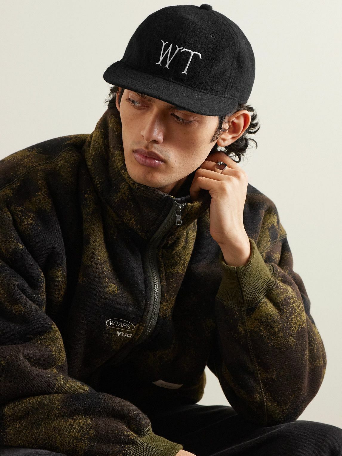 WTAPS - Logo-Embroidered Wool-Blend Baseball Cap