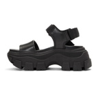 Prada Black Teva Platform Sandals