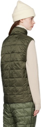 TAION Green High Neck Down Vest