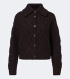 Emilia Wickstead Brinkley cable-knit wool cardigan