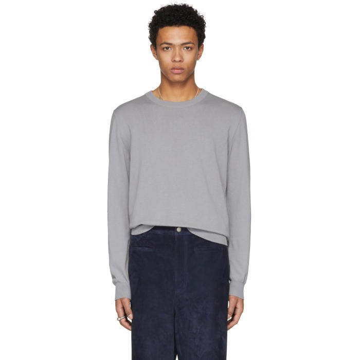 Photo: Maison Margiela Grey Elbow Patch Sweater