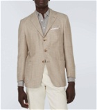 Kiton Cashmere, wool, silk and linen blazer