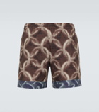 Dries Van Noten Printed swim trunks