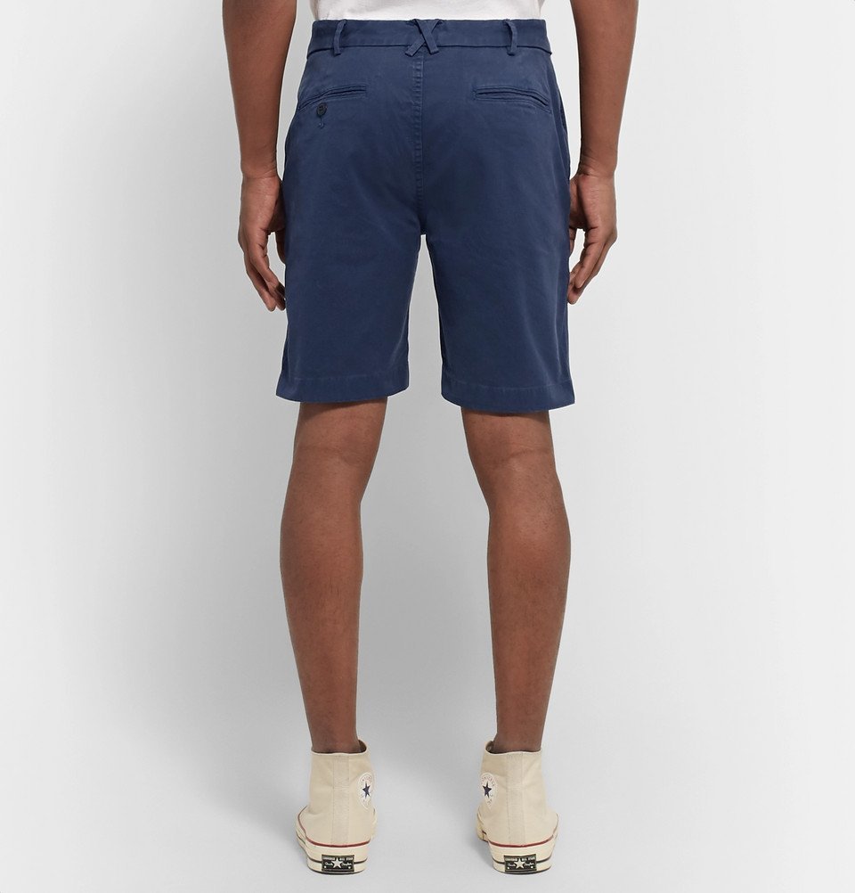 Alex Mill - Stretch Cotton-Twill Chino Shorts - Storm blue